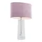 PRATO Lampada da tavolo 50cm 60W E27 IP20 rosa