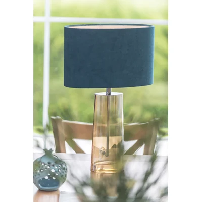 PRATO Stolní lampa 50cm 60W E27 IP20 modrá