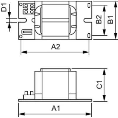 Předřadník BSN 400 K407-ITS 230/240V 50Hz BC3-166