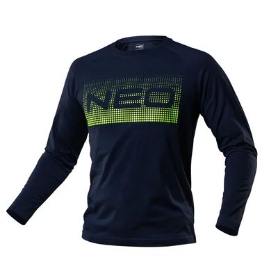 PREMIUM Langarm-T-Shirt, NEO-Print, Größe L