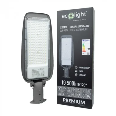 Premium-Straßenleuchte 150 W 4000 K 130 lm/W IP65