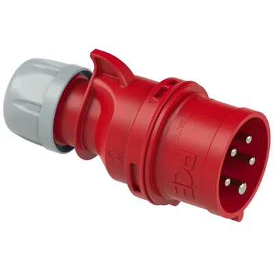Přenosná zástrčka - fázový spínač IP44 16A 400V 3P+Z+N