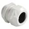 Prensaestopas de poliamida SYNTEC M25x1.5, rango de estrangulamiento 10-17 mm, longitud de rosca 10 mm, gris