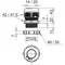 Prensaestopas V-TEC PG29+ LGR con tuerca de seguridad