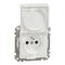Presa 2P+PE con sportellini IP44, Sedna Design & Elements, bianca