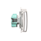 Presa a spina con messa a terra, con otturatore. percorsi di corrente, protetto contro gli spruzzi d'acqua IP44 (modulo), 16A, 250V, morsetti a vite, sportello trasparente, bianco