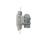 Presa a spina con messa a terra e otturatori (modulo) 16A 250V bianco