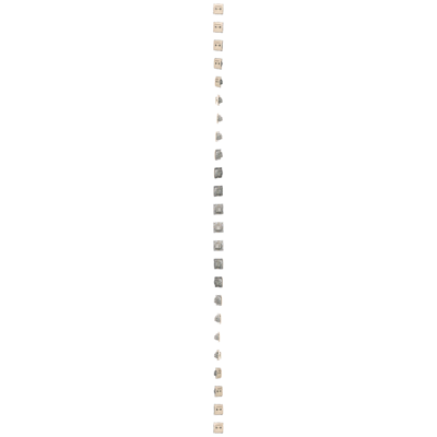 Presa antenna R-TV passante (modulo), attenuazione 10dB, beige
