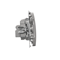 Presa antenna R-TV passante (modulo), attenuazione 10dB, satinata (metallica)