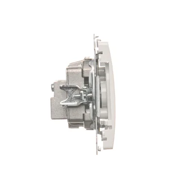 Presa antenna satellitare SAT-SAT-RTV doppio terminale (modulo), colore bianco