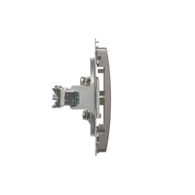 Presa antenna single end, modulo metallico in acciaio inossidabile