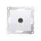 Presa antenna TV singola (modulo), bianca