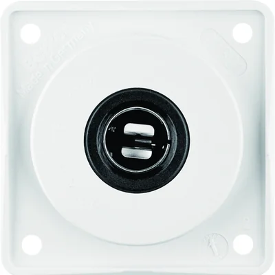 Presa automobilistica INTEGRO FLOW 12 V, bianco lucido