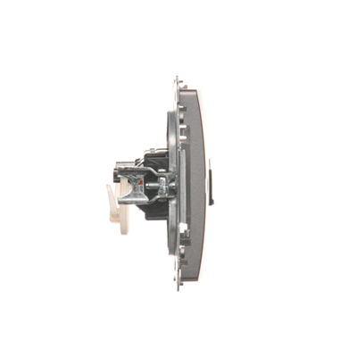 Presa computer RJ45 cat.6, doppia inox metallico