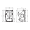 Presa con interruttore "COMBO-POL" IP44 32A 400V presa 3P+Z 230V, spenta 0-1