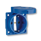 Presa da pannello 230V SCHUKO blu ingresso cavo posteriore (standard) IP55