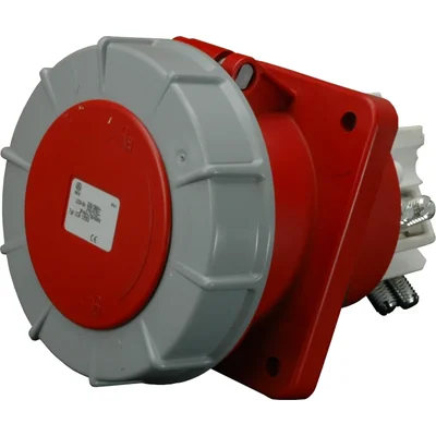 Presa da pannello angolare 125A 5p IP67