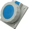 Presa da pannello angolare 16A 3p IP67