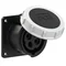 Presa da pannello diritta 16A 3P+Z 500V 50/60Hz 7h IP67, flangia 75X75, interasse viti 60X60, contatti nichelati