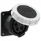 Presa da pannello diritta 16A 3P+Z+N 500V 50/60Hz 7h IP67, flangia 75X75, interasse viti 60X60, contatti nichelati