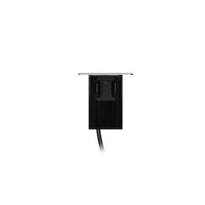 Presa da tavolo con bordo piatto fresato, caricatore USB e cavo da 2 m, 3x2P+Z, 2 x USB (tipo A, 2,4 A), 3x1,5 mm², nero e argento, INOX