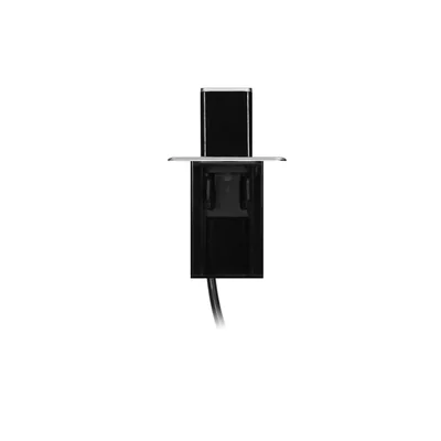 Presa da tavolo con bordo piatto fresato, caricatore USB e cavo da 2 m, 3x2P+Z, 2 x USB (tipo A, 2,4 A), 3x1,5 mm², nero e argento, INOX