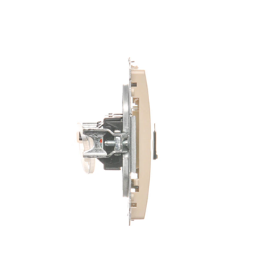 Presa doppia per computer RJ45 cat.6, beige