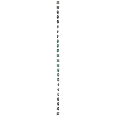 Presa doppia spina con terra (modulo), con tapparelle sul percorso corrente, 16A, 230V, morsetti a vite, satinata (metallica)