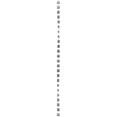 Presa doppia spina senza messa a terra con tapparelle (modulo) 16A 250V argento (metallizzato)