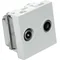 Presa finale RTV 45x45 (prese antenna maschio/prese antenna femmina)