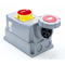 Presa fissa IP67 63A 400V 3P+N+Z con interruttore 0-1