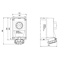 Presa fissa IP67 63A 400V 3P+N+Z con interruttore 0-1