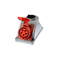 Presa fissa IP67 63A 400V 3P+N+Z con interruttore 0-1