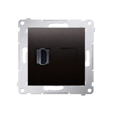 Presa HDMI (modulo) antracite (metallizzato)