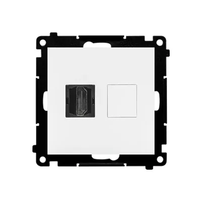 Presa HDMI Simon 55 WMDA-P95xx6-111 (modulo); Bianco opaco
