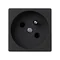 Presa K45 con messa a terra 16A, 230V, grigio grafite