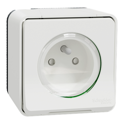 Presa MUREVA STYL IP55 2P+PE, bianco