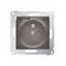 Presa per versione IP44 con guarnizione cornice (modulo) 230V marrone, metallizzato opaco