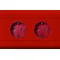 Presa SCHUKO a 2 vie, WAGO, profilo C, rossa