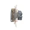 Presa Schuko per versione IP44 con otturatori e guarnizione cornice (modulo) 230V, oro metallizzato