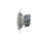 Presa Schuko Simon 54 WMDW-03111x-011AB con otturatori (modulo) 16A, 250V~, morsetti a vite; bianco antibatterico