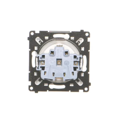 Presa Schuko Simon 55 WMDW-021111-111 con otturatori (modulo) 16 A, 250 V~, connettori rapidi; Bianco opaco