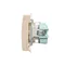 Presa Schuko Simon Basic WMBW-50111x-9011 per versione IP44 con otturatori (modulo) 16A, 250V~, morsetti a vite; beige