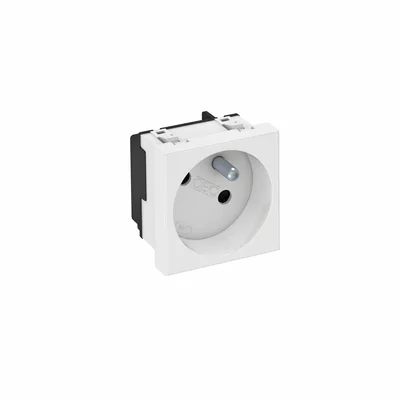 Presa singola STD-F3 RW1 a 33° con pin di messa a terra