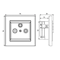 Presa SONATA RTV-SAT con due uscite SAT, nero metallizzato