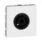 Presa Speakon a mosaico - 2 moduli bianchi a 4 pin