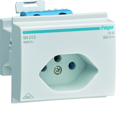 Presa svizzera per binario TH35, 230V