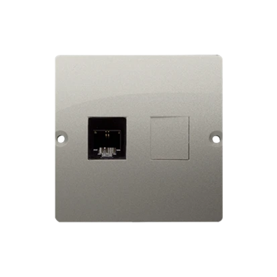 Presa telefonica RJ11 (modulo) satinato (metallico)