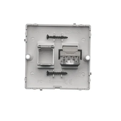 Presa telefonica RJ11 (modulo) satinato (metallico)