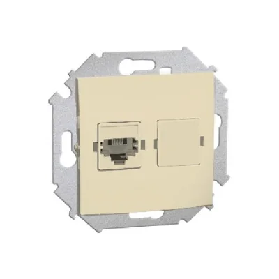 Presa telefonica RJ11 singola (modulo) beige
